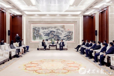 李干杰会见以色列驻华大使潘绮瑞