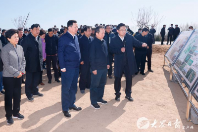 李干杰、周乃翔等军地领导参加义务植树活动