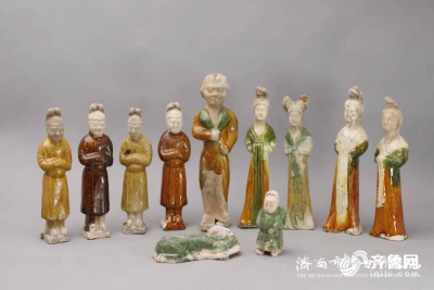 樊家遗址朱满墓出土50余件唐三彩 有望揭开南北朝时期济南城位置谜题