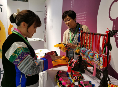 鲁绣、丝绸织染等山东非遗“炫技”海南