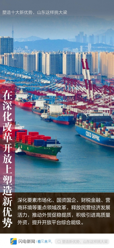 闪电海报丨塑造十大新优势，山东这样挑大梁