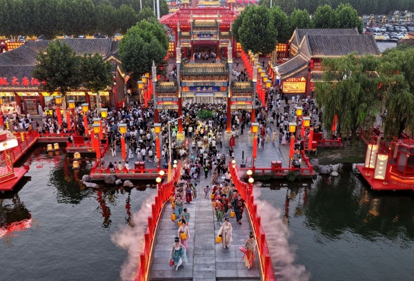 河北豐南：河頭老街旅游賞百戲