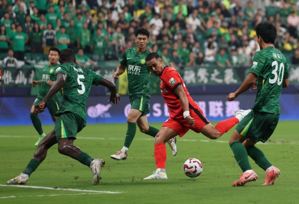 中超：北京國安不敵上海海港