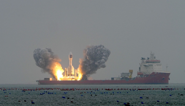 一箭三星！引力一號遙二運載火箭發射成功