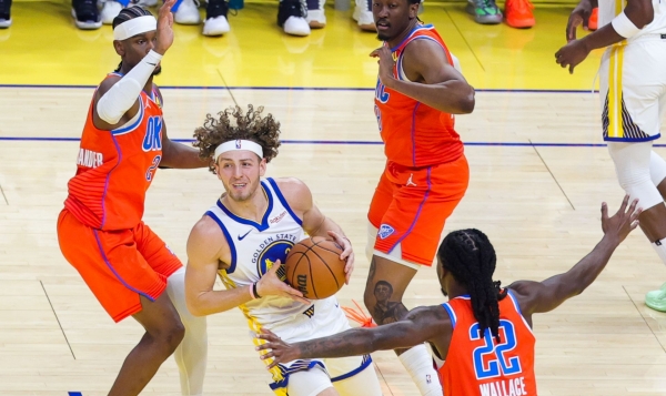 NBA常規(guī)賽：雷霆勝勇士