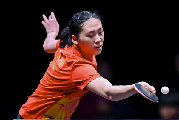 乒乓球——WTT多哈冠軍賽：陳熠晉級女單16強(qiáng)