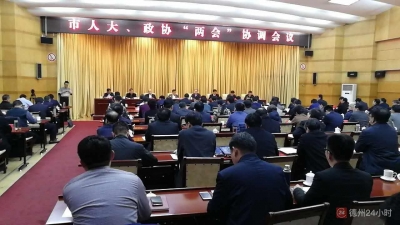 我市召开人大、政协“两会”协调会议