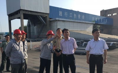 王立爱邵浩浩到运河经济开发区调研