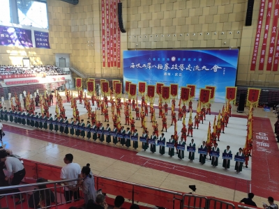 海峡两岸高手“以武会友” ！2019海峡两岸（德州·庆云）八极拳技艺交流大会开幕