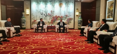刘长民会见2019鲁台（德州）现代产业合作恳谈会参会台商