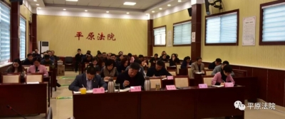 【不忘初心，牢记使命】平原县人民法院党组书记、院长厚德顺讲授党课