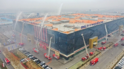 视频+高清大图 | 商场浓烟弥漫，实战堪比大片！全省大型商业综合体灭火应急演练在德州举行