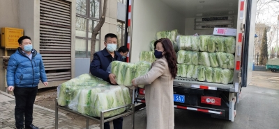 德州经开区一企业向德州市社会福利中心捐赠物资一批助力疫情防控