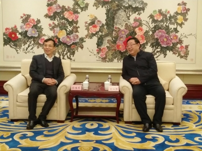 杨洪涛会见联通公司客人