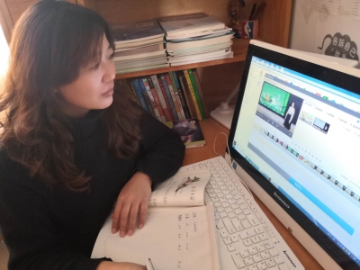 从“直播小白”到配合默契！德城区师生网络学习常态化