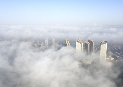 高清大图！德州现平流雾美景，俯瞰城市宛如仙境