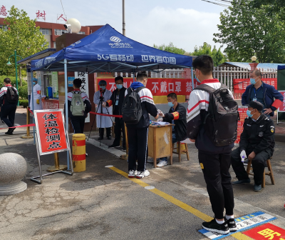 陵城区九所中学初三毕业生安全有序返校