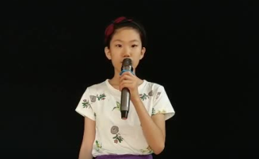 “金童声”优秀作品展播｜李若嫣演唱曲目：《天黑黑》