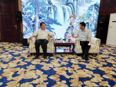 德州市委书记李猛会见郭孔丰一行