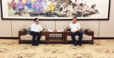 德州市长杨洪涛会见国药控股山东公司客人