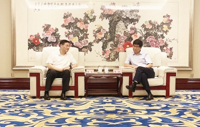 德州市委书记李猛、市长杨洪涛会见国网山东省电力公司客人