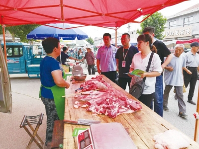 陵城区：食品监管宣传“赶大集” 集市食品安全有保障