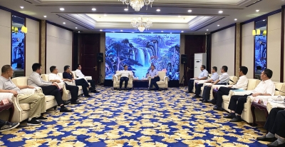 德州市委副书记张传忠会见中国民族贸易促进会南粤分会客人