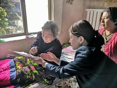 德州农商银行上门服务暖人心