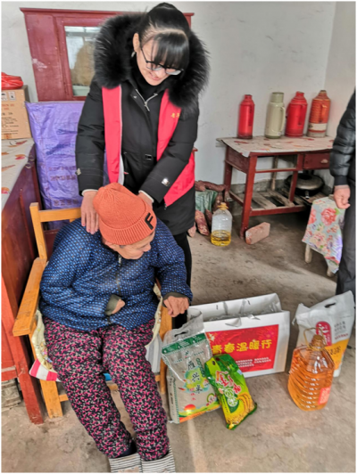 “青春温暖行 1+1=爱”进行中 | 陵城郑家寨镇关爱一老一小