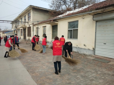 临齐街道：“志愿红”红遍大街小巷