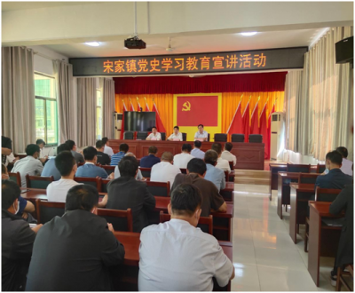 陵城区宋家镇“9+1”镇村两级党校同时授课|党史学习教育走深走实