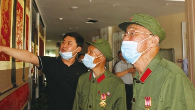 陵城区“红色基因在传承—听老兵讲述英雄故事”活动启动