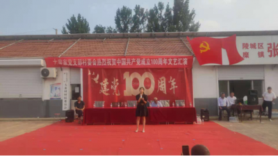 永远跟党走 | 陵城糜镇大裴村村民自办晚会庆祝建党100周年