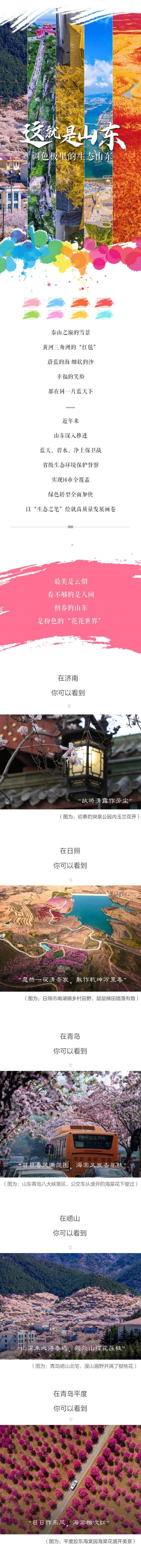 这就是山东丨调色板里的生态山东