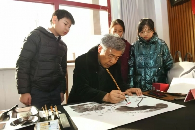 文艺进万家 健康你我他 | 德州市文联（中国画）走进阳光未来国际学校艺术节