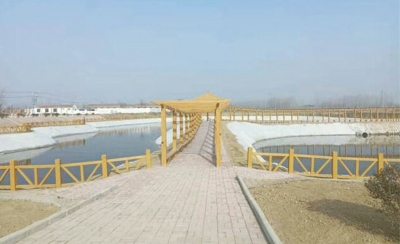 徽王庄镇“陈旧湾塘”变身“休闲公园”