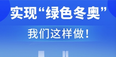 一图读懂丨实现“绿色冬奥” 我们这样做！