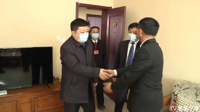 宁津县领导看望出席县第十四次党代会的代表