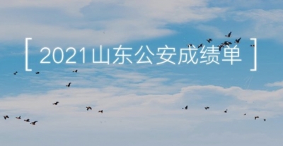 2021山东公安成绩单