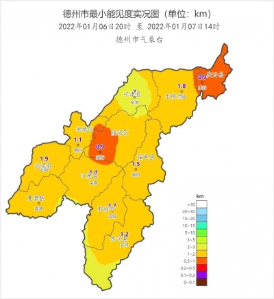 1月9日，2022年德州第一场雪要来了！