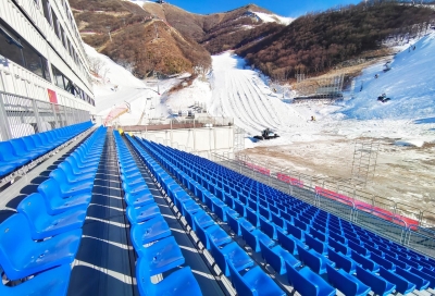 北京冬奥会“雪飞燕”看台系统“庆云造”！产品抗冻、抗震、防风、防滑