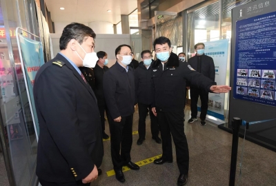 德州市委副书记、代市长朱开国到安保维稳疫情防控一线督导调研