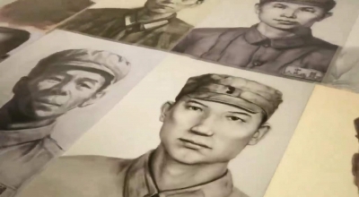 跨越时空的“相见” | 孟祥斌烈士遗孀叶庆华牵线，送18张齐河籍烈士画像回家