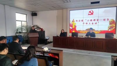 乐陵杨安镇“小镇课堂”升级|领导干部上台讲，乡村振兴云课堂，趣味学党建……