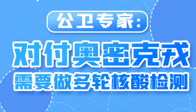 一图看懂｜对付奥密克戎，为何需要做多轮核酸检测？