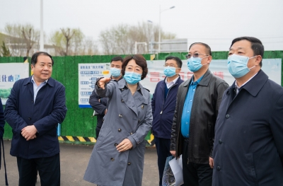 德州市委常委、宣传部部长祁小青到天衢新区核心区现场调研