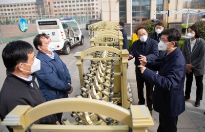 李猛在德州检查指导疫情防控工作 朱开国参加