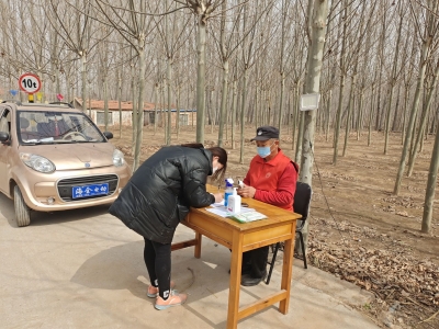 乐陵西段乡岔河村党员王同轩：疫情防控 党员理当冲在前