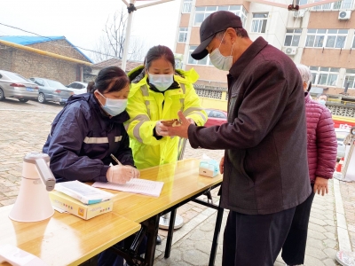 禹城公路分中心深入帮包小区助力疫情防控