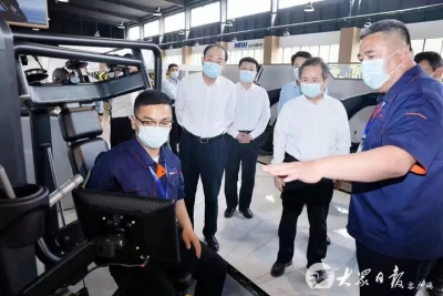 李干杰在德州调研时强调：抓实企业生产加快项目建设 推动经济高质量发展再上新台阶